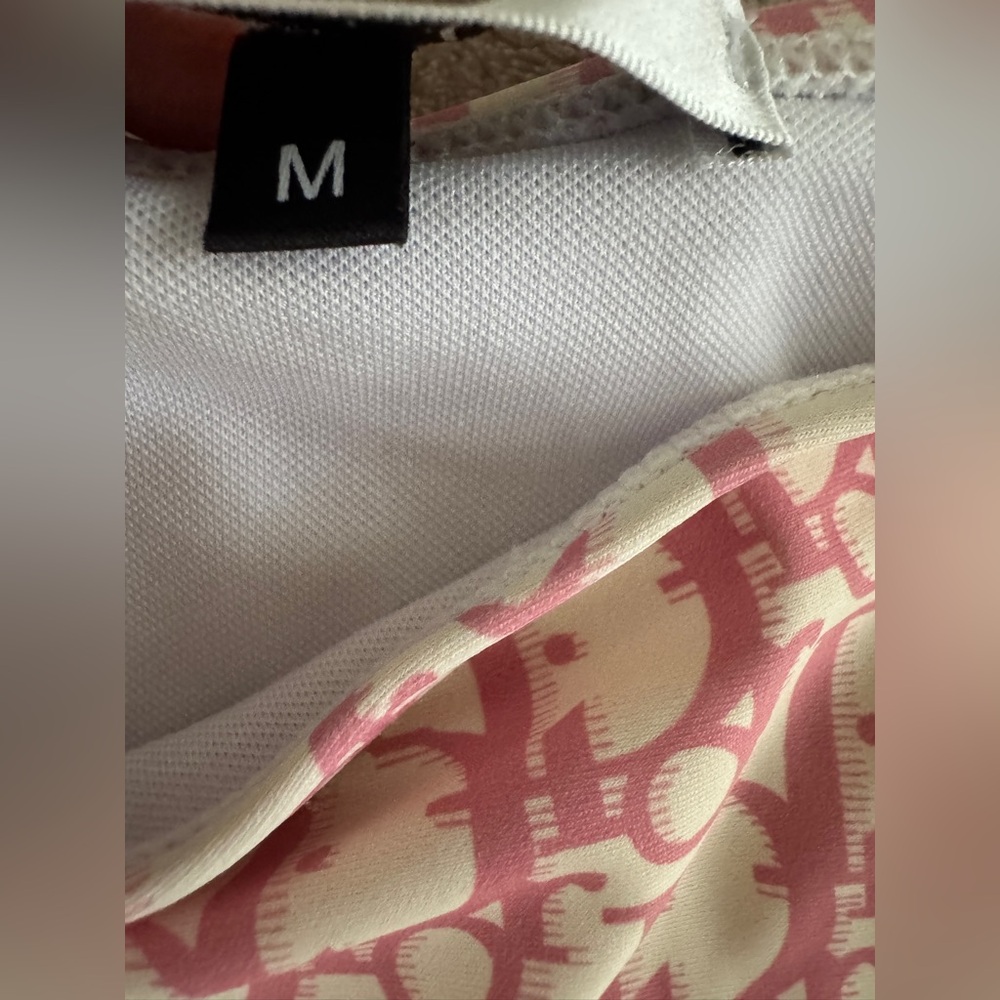 Dior Pink Monogram Patterned Bikini Set Medium - Picture 8 of 10